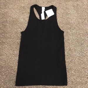 Fabletics Black Mesh Tank